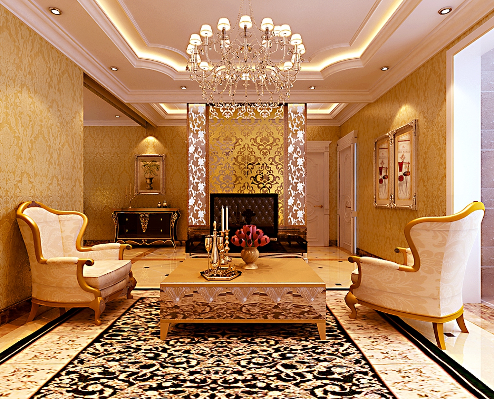 简约 欧式 三居 白领 客厅图片来自石家庄业之峰装饰在中山华府136平米欧式风格装修的分享