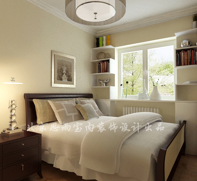 简约 旧房改造 二居 卧室图片来自思雨易居设计在【原创】75平现代简约风的分享