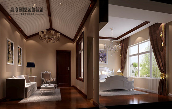 托斯卡纳 五居 装修 设计 卧室图片来自高度老杨在鲁能七号院 五室两厅二卫的分享