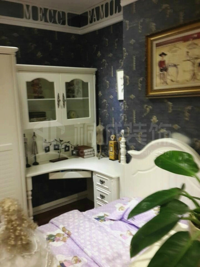 欧式 三居 白领 简欧 小资 卧室图片来自桐城装饰城城在海纳汉唐御府样板间的分享