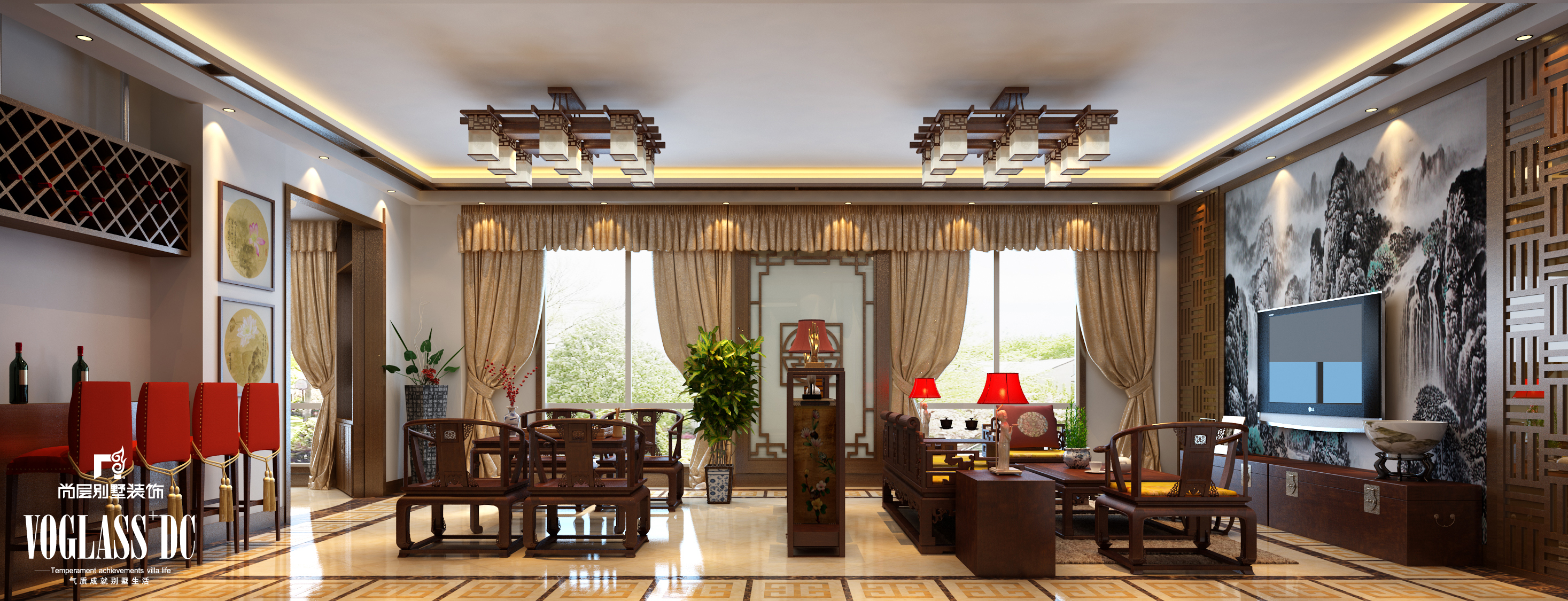 别墅 二居 三居 白领 80后 客厅图片来自天津尚层装修韩政在中式风格的分享