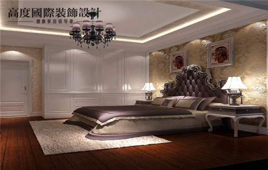欧式 三居 装修 设计 卧室图片来自高度老杨在M5郎峰 三室两厅两卫 欧式的分享