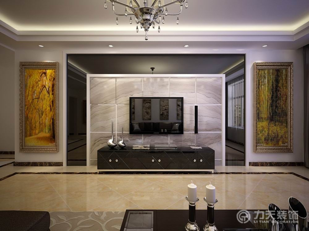 现代 三居 白领 收纳 80后 小资 客厅图片来自阳光力天装饰在龙湾城-160㎡-现代风格的分享