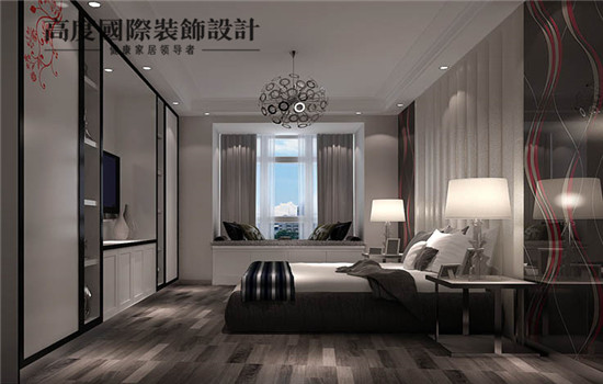 现代 装修 设计 公寓 二居 卧室图片来自高度老杨在中景江山赋 2室2厅1卫 现代的分享