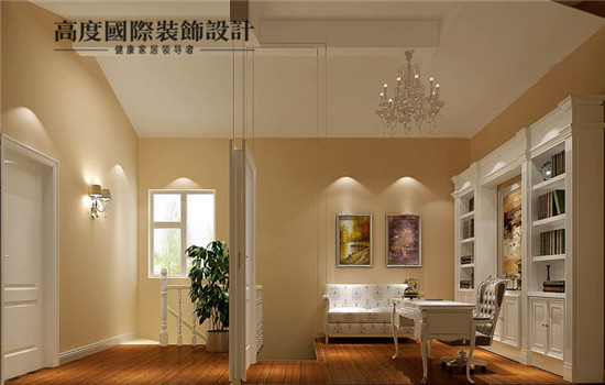 欧式 三居 装修 设计 书房图片来自高度老杨在鲁能7号院 三室两厅两卫 欧式的分享