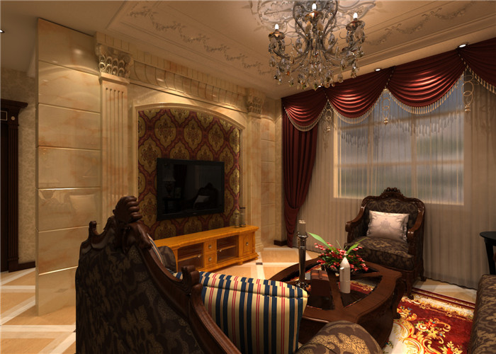 欧式 奢华 二居 总统套房 旧房改造 小资 客厅图片来自宽鼎装饰在奢华经典欧式套房的分享