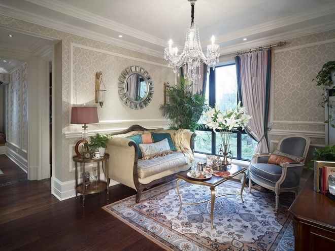 欧式 客厅图片来自今朝装饰老房装修通王在小户型也能打造欧式的美~的分享