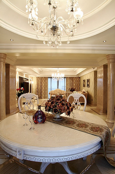 简约 欧式 四居 餐厅图片来自阿拉奇设计在欧式家庭装修的分享
