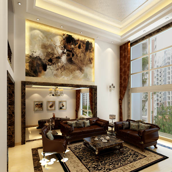 中式 古典 天鹅湾 别墅 四居 客厅图片来自YI依帆2012在天鹅湾中式古典主义风格案例赏析的分享