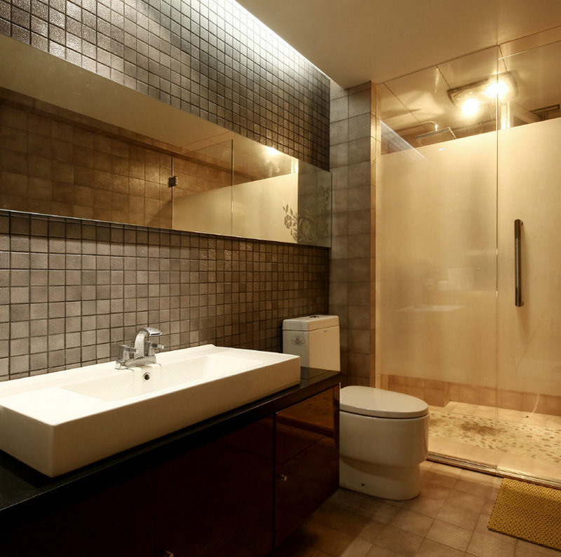二居 混搭 后现代 客厅 婚房 卫生间图片来自实创装饰晶晶在95平后现代大自然般舒适设计的分享