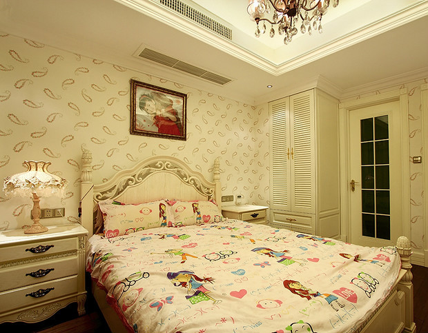 简约 欧式 四居 卧室图片来自阿拉奇设计在欧式家庭装修的分享