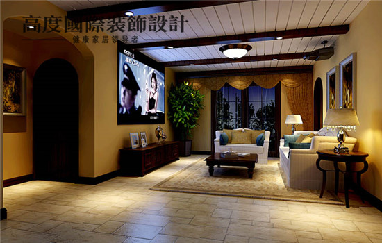 托斯卡纳 装修 设计 三居室 客厅图片来自高度老杨在龙湖香醍别院三居室180托斯卡纳的分享