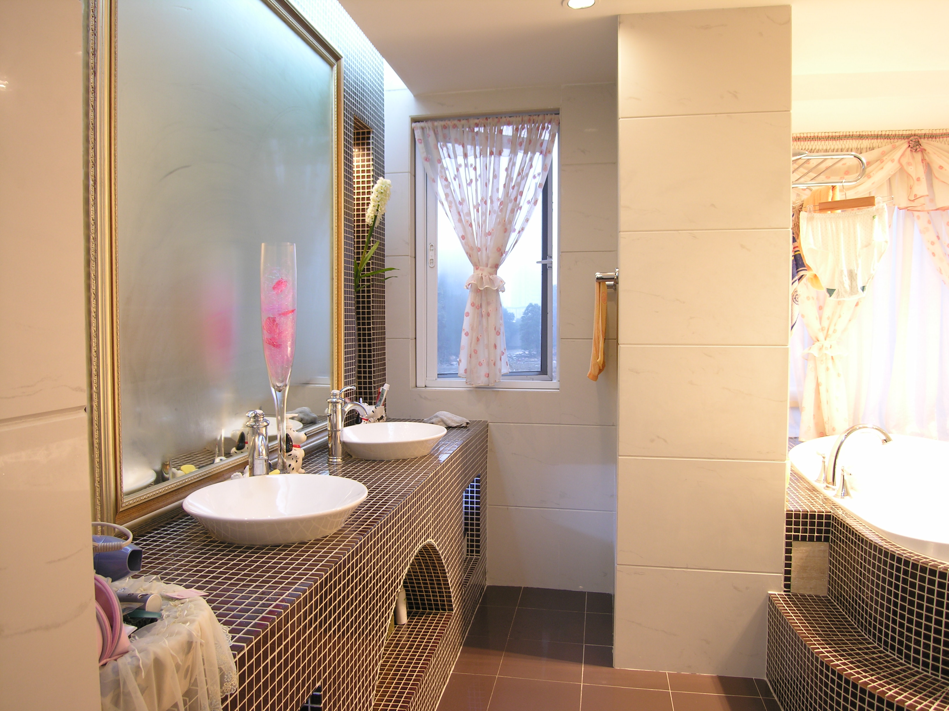 欧式 别墅 混搭 卫生间图片来自小若爱雨在金色家园（三）的分享
