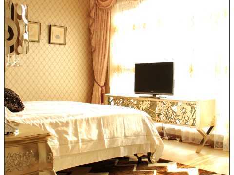 欧式 别墅 白领 旧房改造 80后 卧室图片来自今朝装饰李海丹在28万畅想300㎡别墅 欧式风情的分享