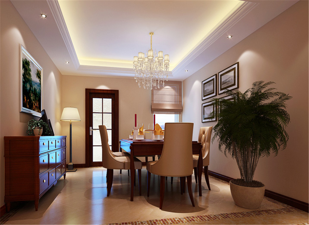 欧式 三居 白领 收纳 小资 80后 餐厅图片来自实创装饰完美家装在御宸上院189平欧式大宅风格的分享