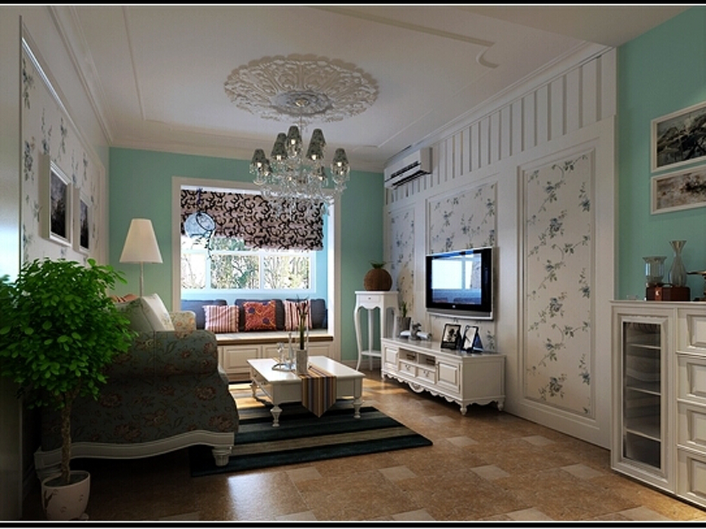 客厅图片来自tjsczs88在首创装饰-瞰海品筑的分享