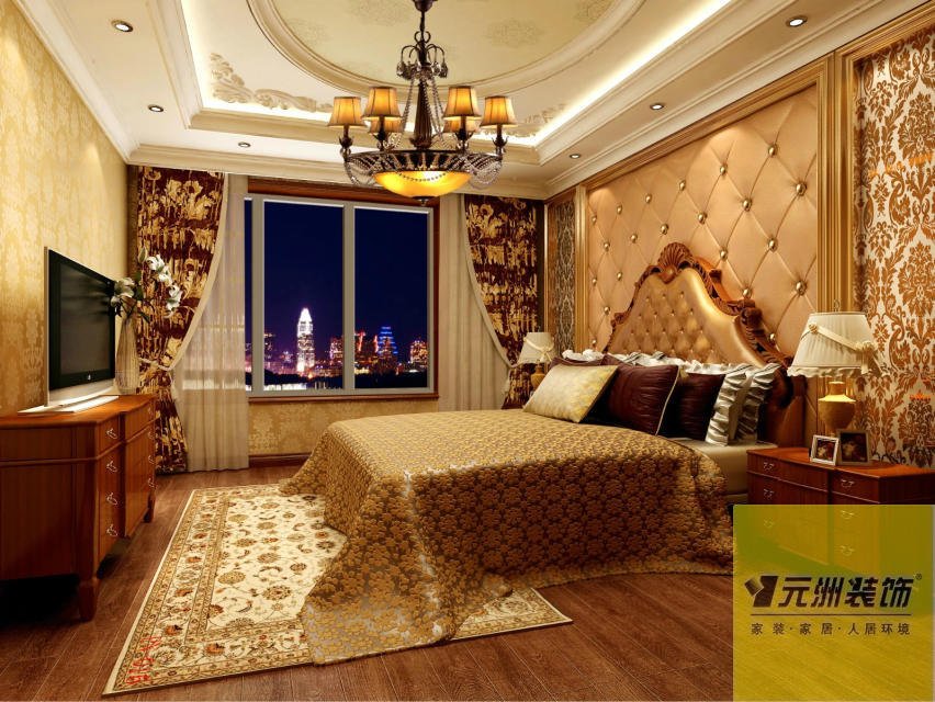 三居 小资 白领 收纳 欧式 80后 卧室图片来自北京元洲装饰小涵在东恒时代的分享