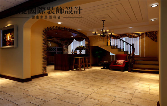托斯卡纳 装修 设计 三居室 玄关图片来自高度老杨在龙湖香醍别院三居室180托斯卡纳的分享