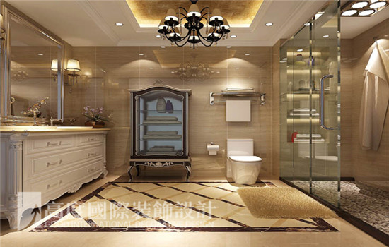 欧式 装修 设计 卫生间图片来自高度老杨在绿城百合四室两厅196㎡欧式的分享