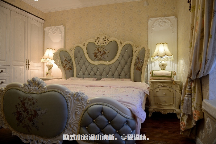 欧式 三居 成都实创 实创装饰 中铁西城 卧室图片来自成都实创装饰在12万马卡龙味道 欧式浪漫小清新的分享
