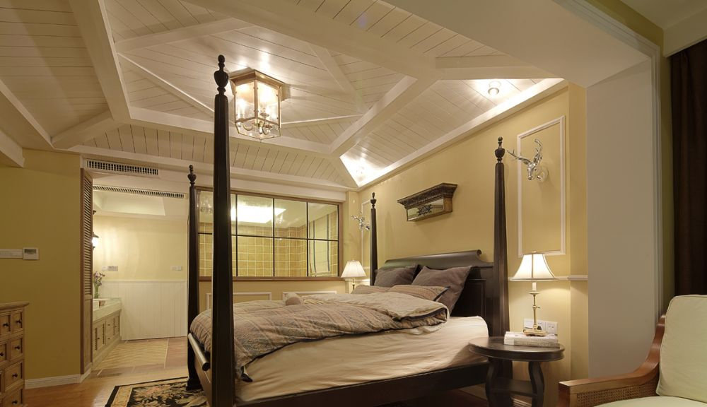 三居 法式 婚房 卧室图片来自实创装饰晶晶在海三小区120平法式梦之家的分享