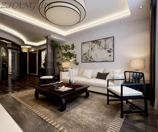 三居 中式 雅居乐 客厅图片来自百家设计小刘在雅居乐114平新中式风格的分享