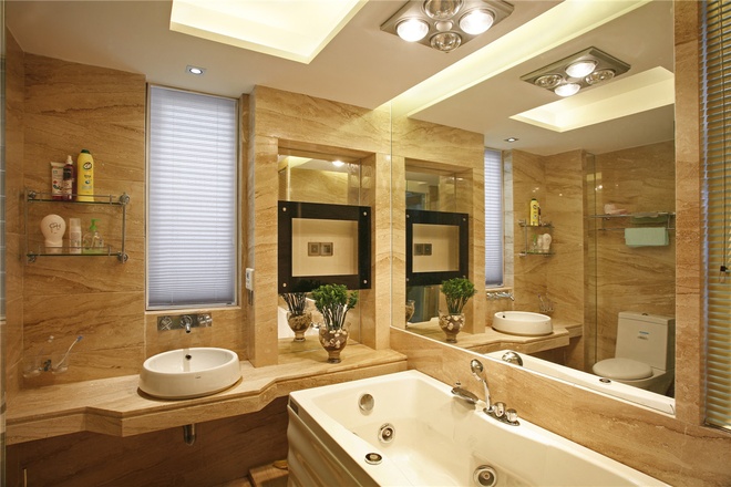 卫生间图片来自家装大管家在精致舒适生活 110平欧式奢华3居的分享