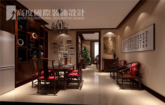 二居 中式 装修 设计 餐厅图片来自高度老杨在金色漫香苑 两居室 中式的分享