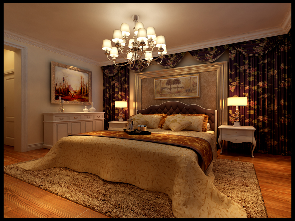 卧室图片来自tjsczs88在首创装饰-境界梅江-简欧的分享