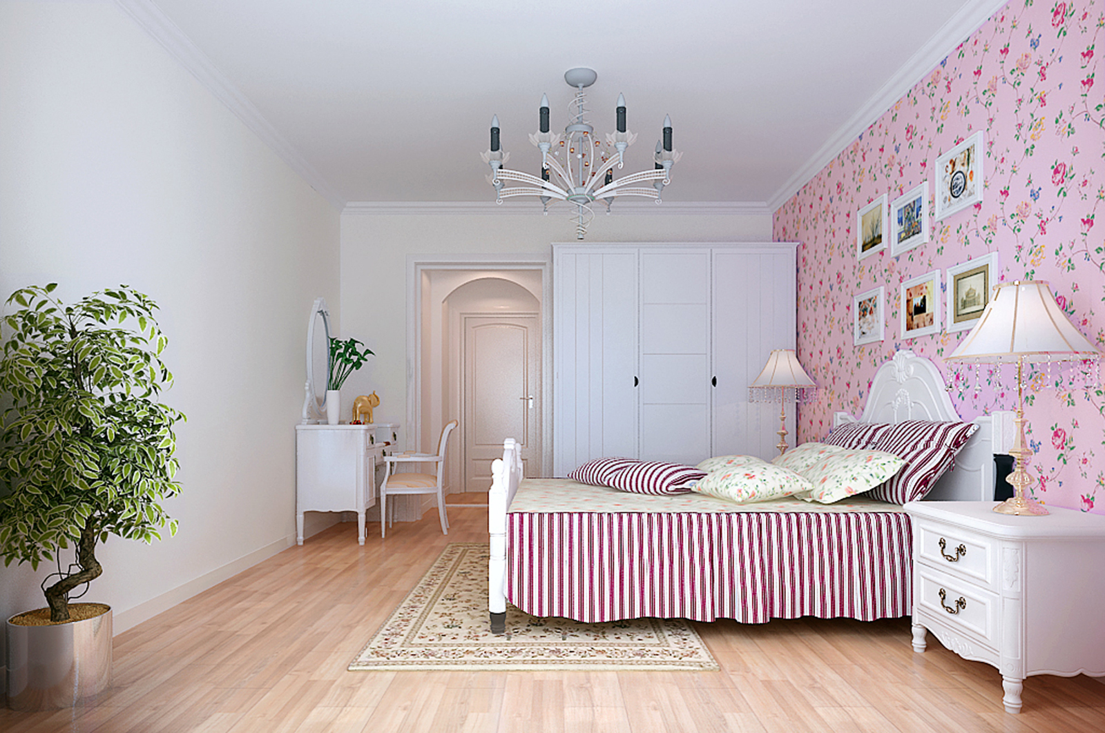 欧式 田园 卧室图片来自合肥实创装饰李东风在特色田园好家居的分享