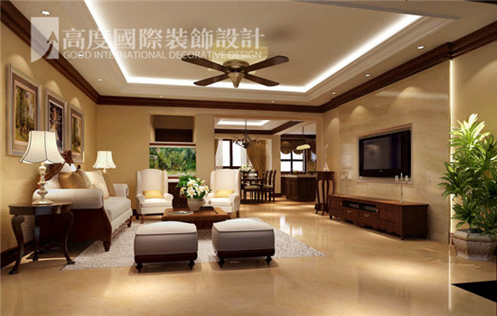 平层公寓 装修设计 托斯卡纳 客厅图片来自高度老杨在领袖慧谷 150㎡ 托斯卡纳的分享