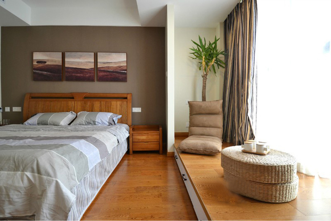 卧室图片来自家装大管家在温暖空间 89平惬意蓝色美居的分享