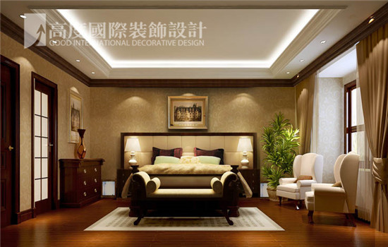 平层公寓 装修设计 托斯卡纳 卧室图片来自高度老杨在领袖慧谷 150㎡ 托斯卡纳的分享