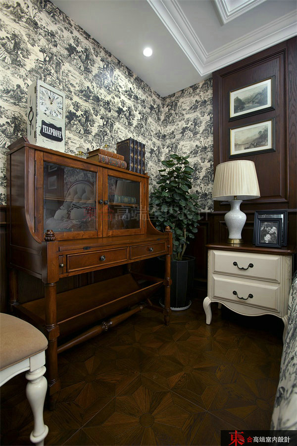 卧室图片来自東合設計在英伦湾样板间——森林童话的分享