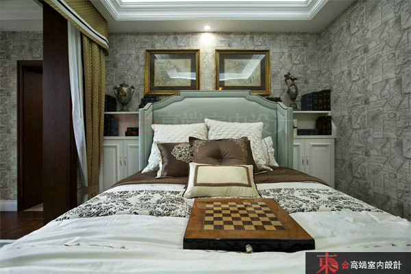 卧室图片来自東合設計在英伦湾样板间——森林童话的分享