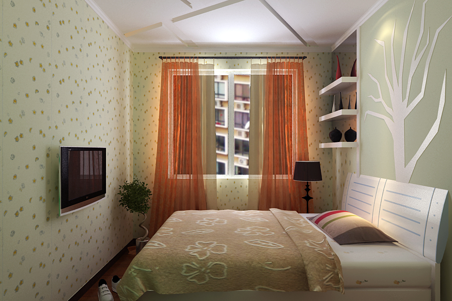卧室图片来自今朝装饰小徐在新华学府 86平后现代风格的分享