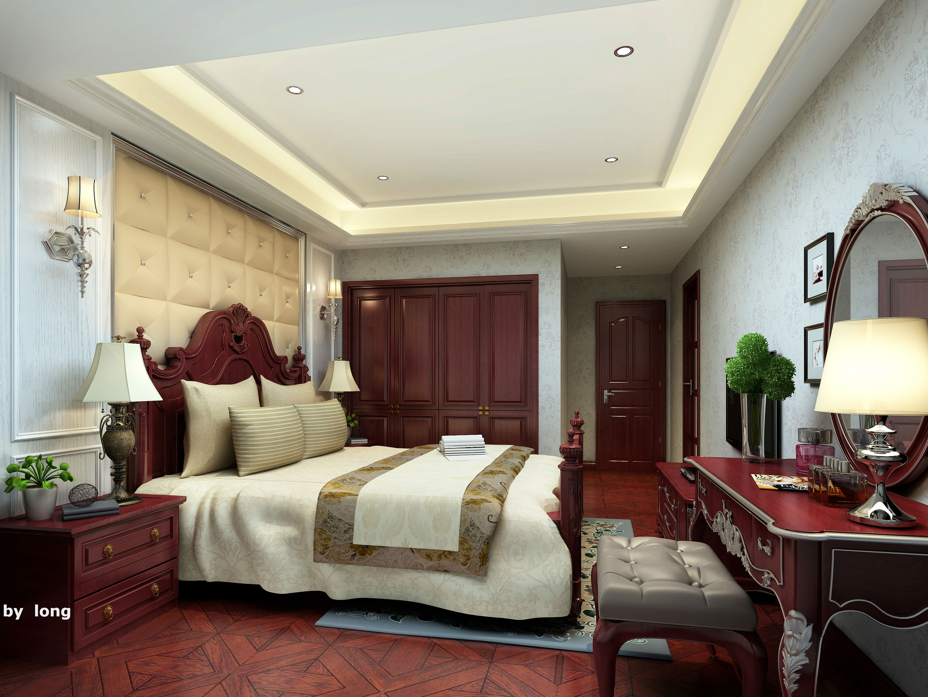 新古典 欧式 卧室图片来自8号空间老杨在三金华都的分享