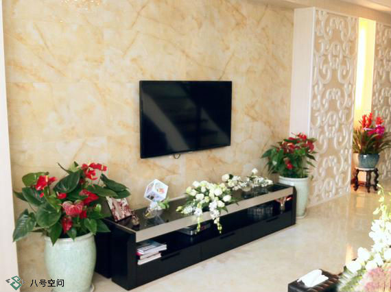 婚房 水银镜 简约 客厅图片来自8号空间老杨在华南国际的分享