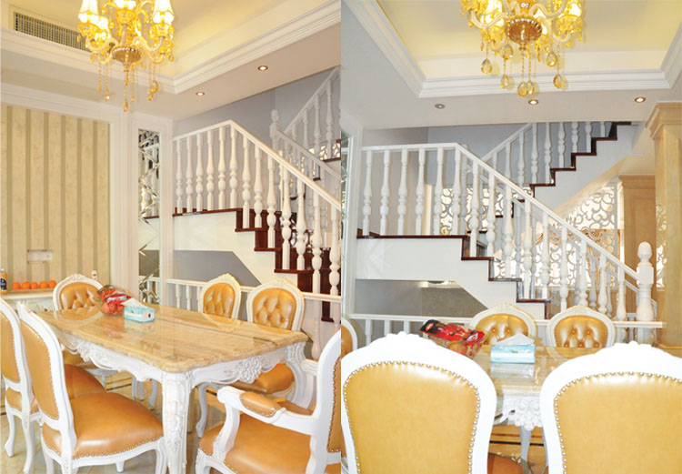 楼梯图片来自苑舟伟业装饰装修在别墅复式的分享
