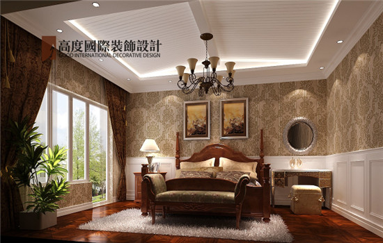 托斯卡纳 装修 设计 案例 卧室图片来自高度老杨在龙湖香醍溪岸 四室两厅四卫的分享