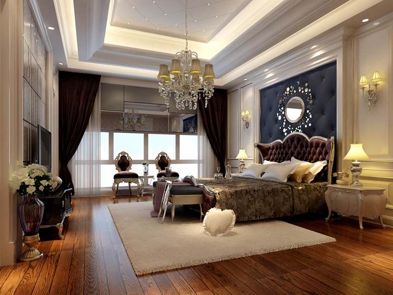 欧式 别墅 卧室图片来自尚品老木匠装饰在雅居乐-欧式风格的分享