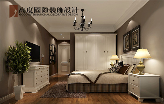 简约 美式 装修 设计 卧室图片来自高度老杨在果岭class 190㎡ 简约美式的分享