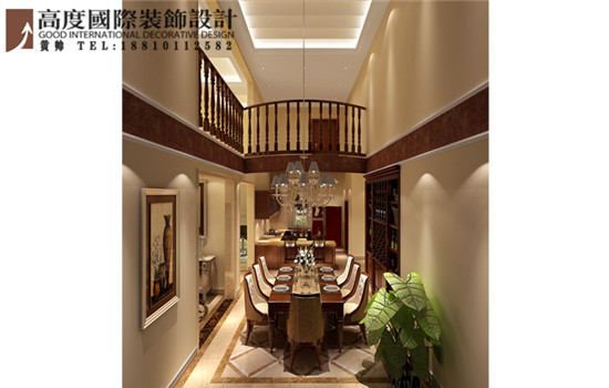 欧式 别墅 餐厅图片来自高度国际装饰黄帅在36W打造香山第一独栋别墅的分享