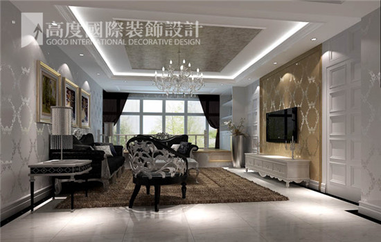 简约 欧式 北京 家装 客厅图片来自高度老杨在冠城名敦道 179㎡ 简欧的分享
