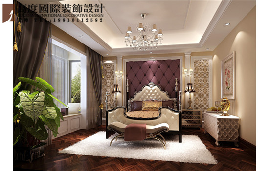 欧式 别墅 卧室图片来自高度国际装饰黄帅在36W打造香山第一独栋别墅的分享