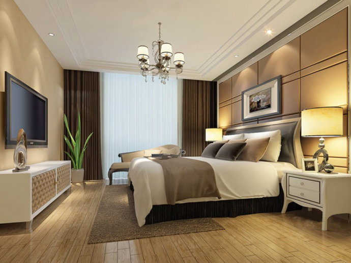 婚房 简约装修 二居 万业紫辰苑 实创 卧室图片来自上海实创-装修设计效果图在80平现代简约装修设计的分享