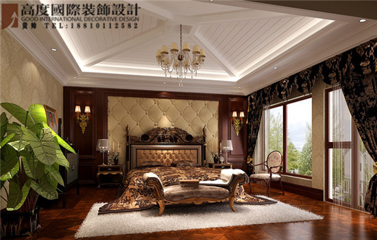 别墅 托斯卡纳 卧室图片来自高度国际装饰黄帅在香江别墅430平米托斯卡纳展示的分享