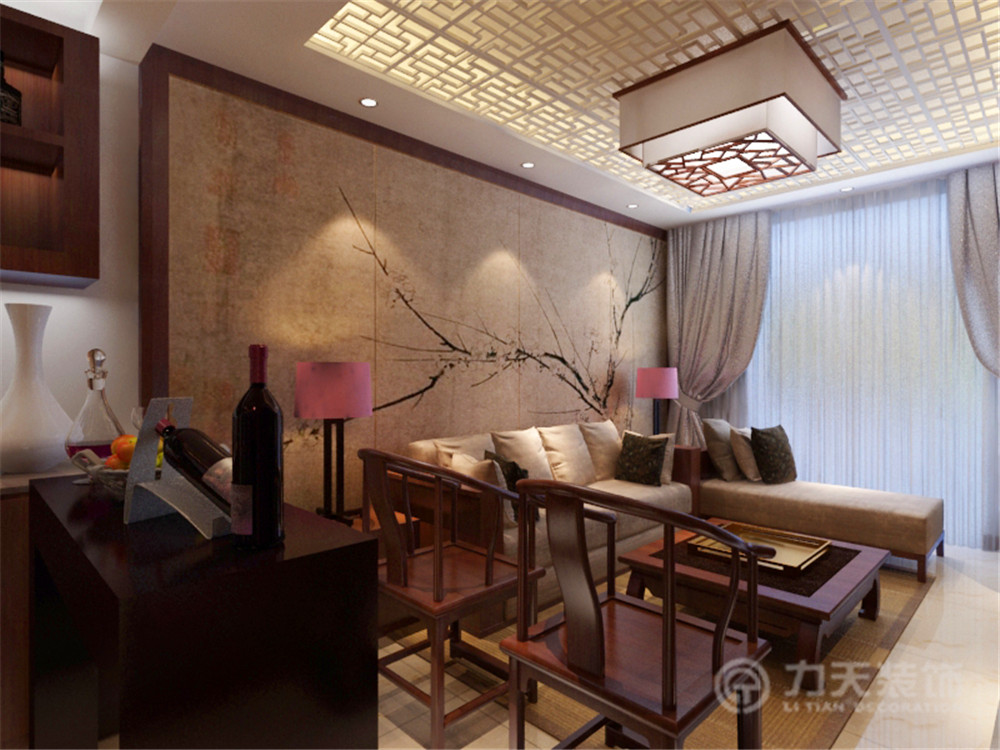 中式 舒适 实用 客厅图片来自阳光力天装饰梦想家更爱家在香馨园的分享