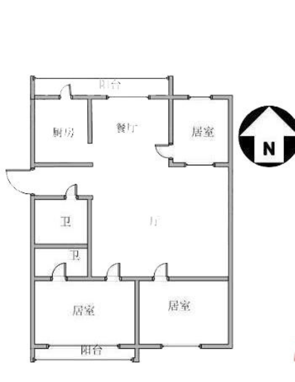 欧式 别墅 白领 收纳 小资 80后 三居 户型图图片来自于平703在世纪花园的分享