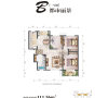西安科达·东御兰汀-111平三居室-简约风格（本小区装修设计86套）